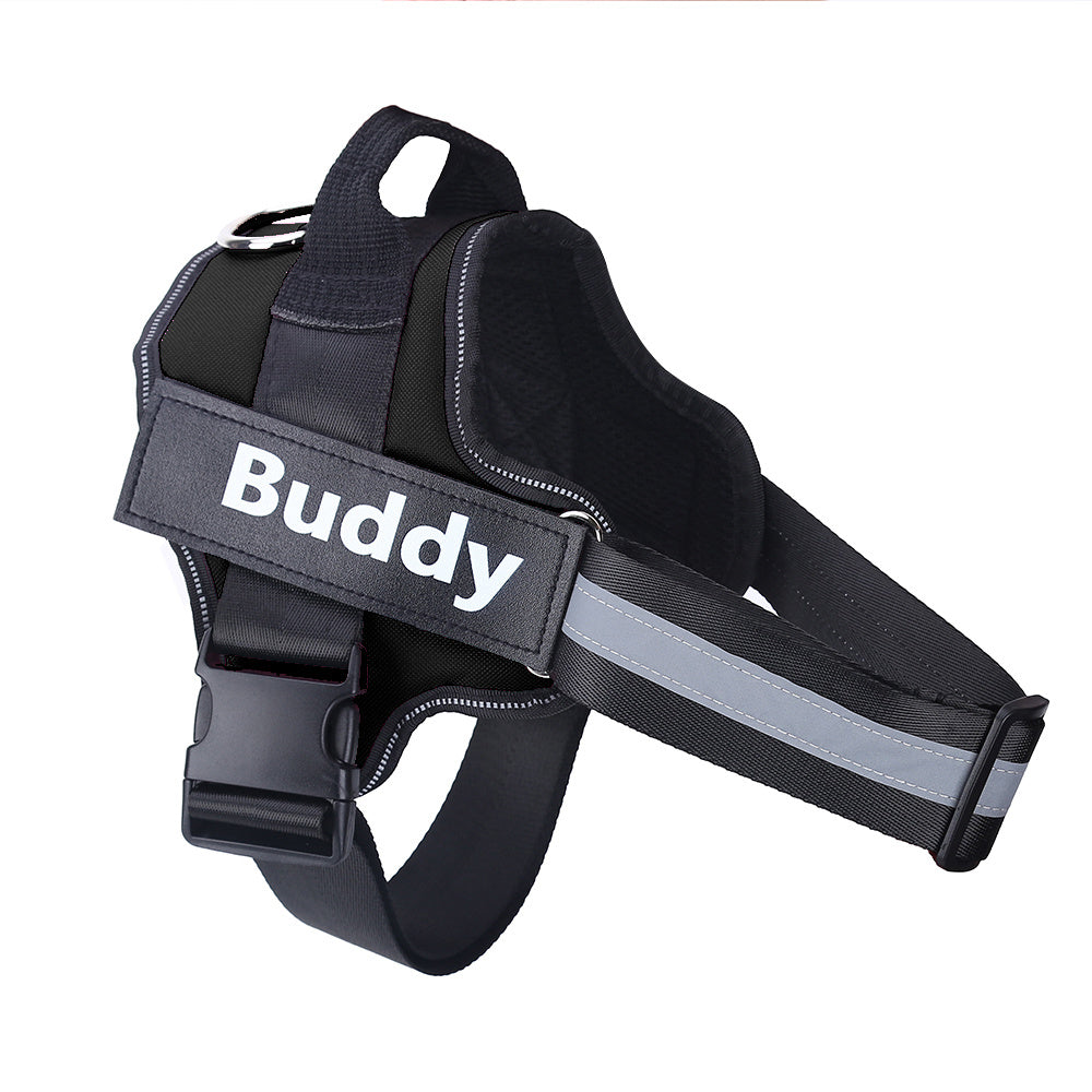 Pet Harness with Adjustable, Reflective & Breathable Chest Strap