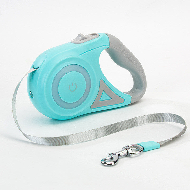 Retractable Pet Leash With Built-in Safety Spotlight