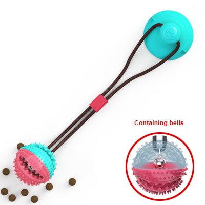 Silicon Suction Cup with Interactive Ball Toy For Pet Playing & Chewing