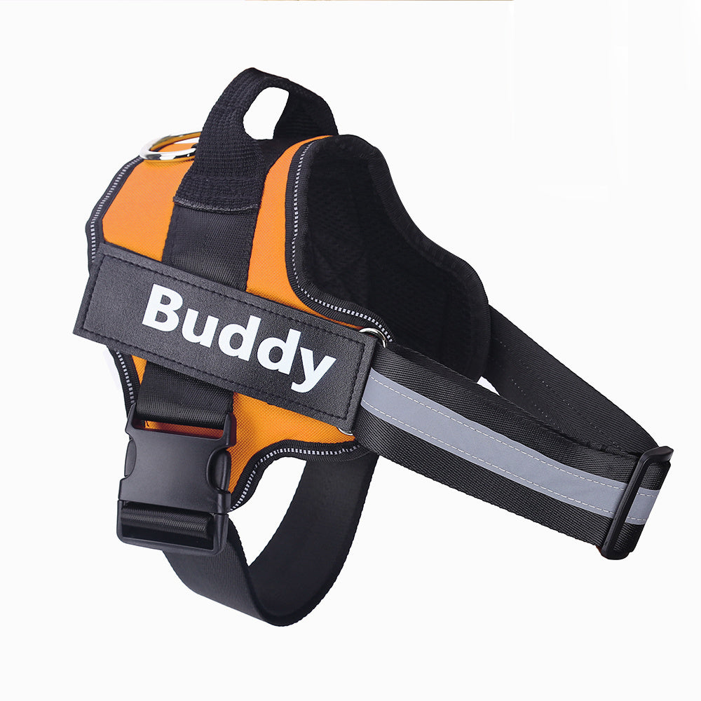 Pet Harness with Adjustable, Reflective & Breathable Chest Strap