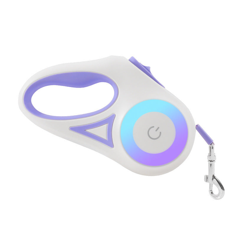 Retractable Pet Leash With Built-in Safety Spotlight