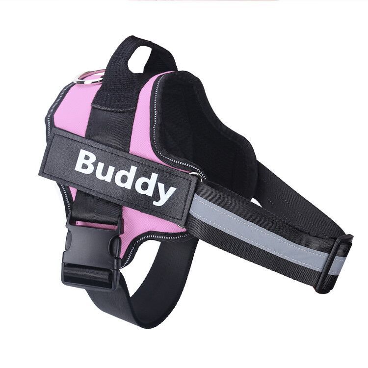 Pet Harness with Adjustable, Reflective & Breathable Chest Strap