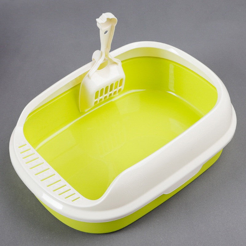 High-side Polyester Small Litter Box With Shovel