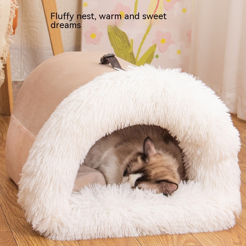 Moisture-proof, Fluffy & Portable Pet Nest