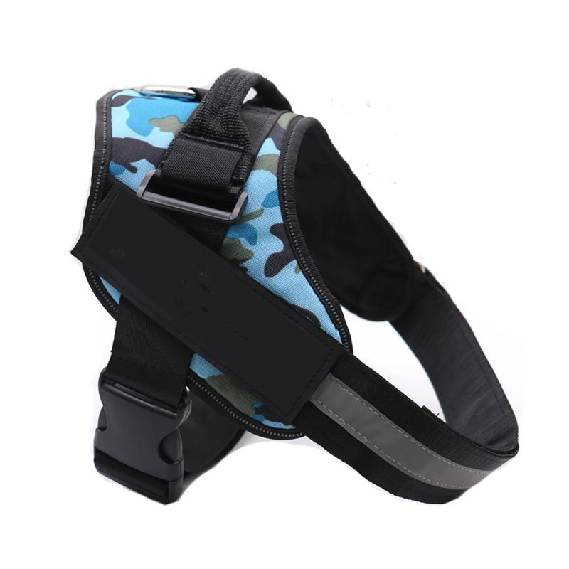 Pet Harness with Adjustable, Reflective & Breathable Chest Strap