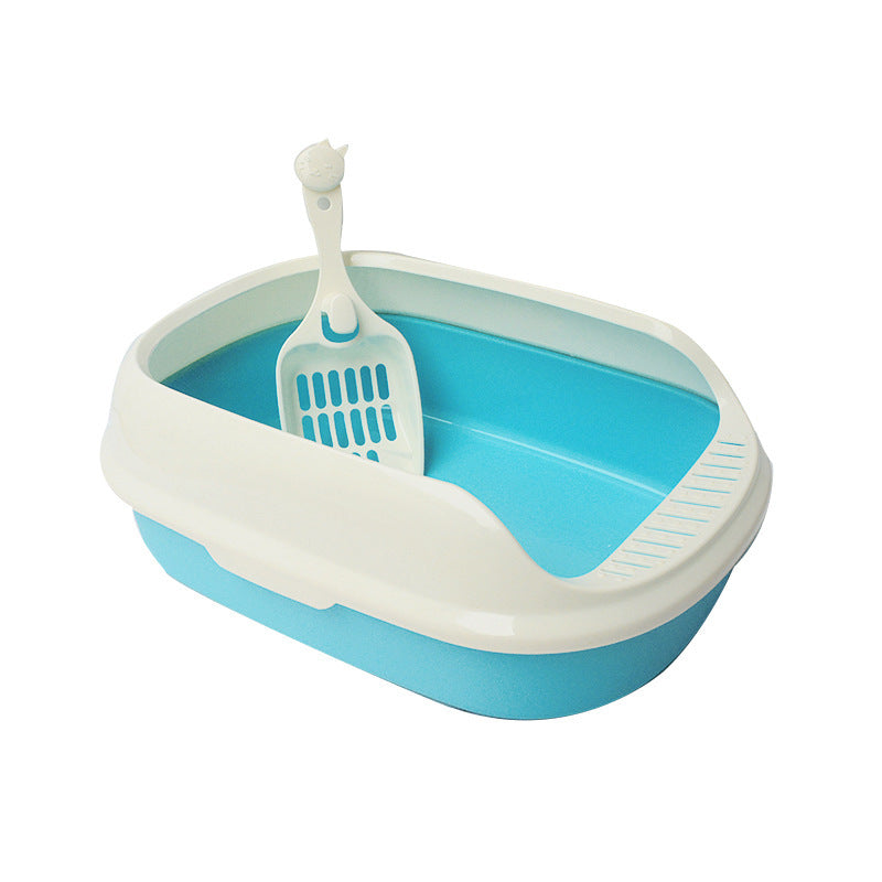 High-side Polyester Small Litter Box With Shovel