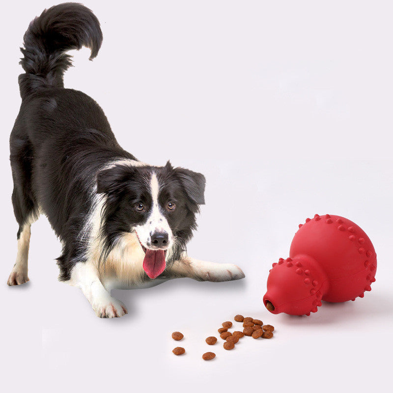 Pet Natural Rubber Feeder Toy Resistant to Biting and Grinding Teeth