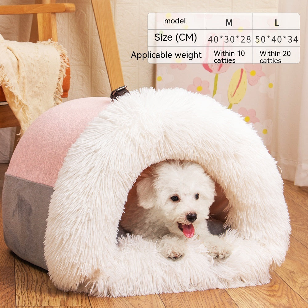 Moisture-proof, Fluffy & Portable Pet Nest