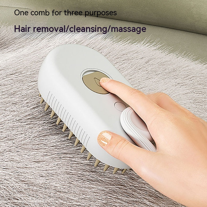 3-in-1 Electric Spray, Massage Brush & Grooming Comb for Hair Removal of Pets