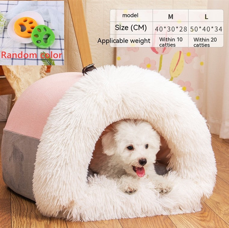 Moisture-proof, Fluffy & Portable Pet Nest